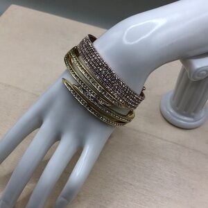 Curated bundle dazzling sparkling bracelets Anne Klein Charter Club